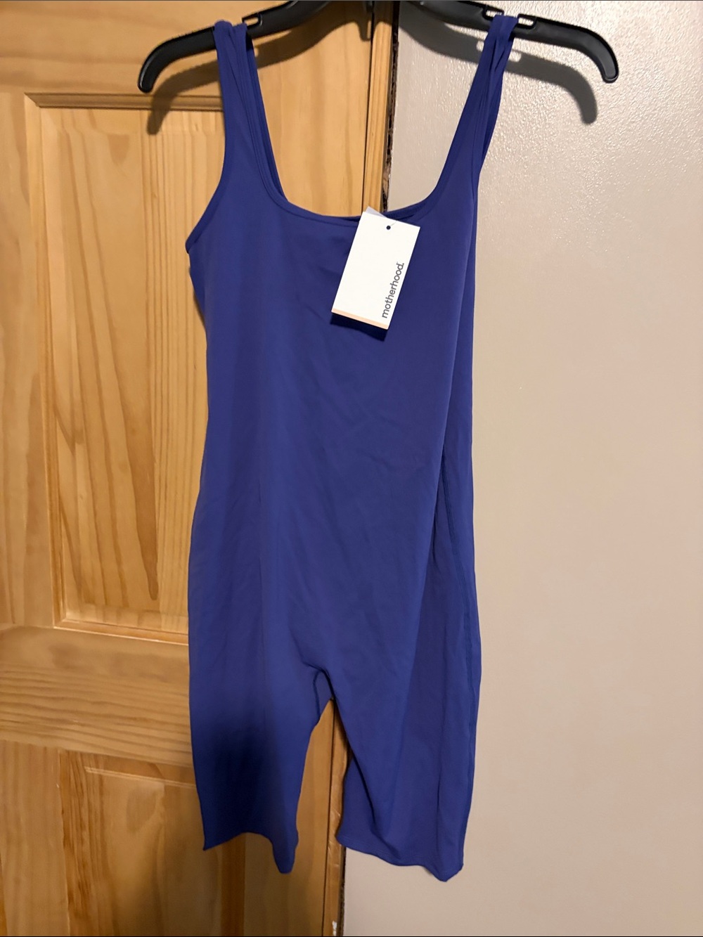 Motherhood Royal Blue Scoop-Neck One-Piece Bodysuit